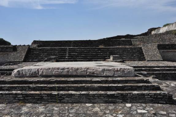 As ruínas da antiga pirâmide de Cholula, no México